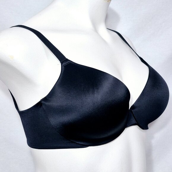 36DD Wacoal 853397 Inner‎ Sheen Contour T-Shirt Underwire Bra Black - Picture 2 of 5